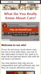 Mobile Screenshot of mustlovecats.net